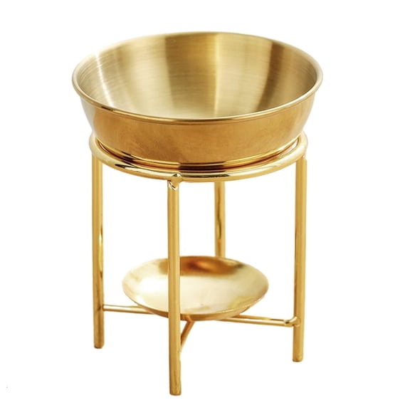 LAIQIEN Modern Metal Oil Melt Burners Diffuser Tealight Holder for Relaxing Home Setting