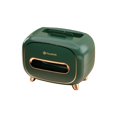 thumbnail image 1 of LAIQIEN Multifunctional Desktop Tissue Box Storage Compartment Modern Home Decoration, 1 of 11