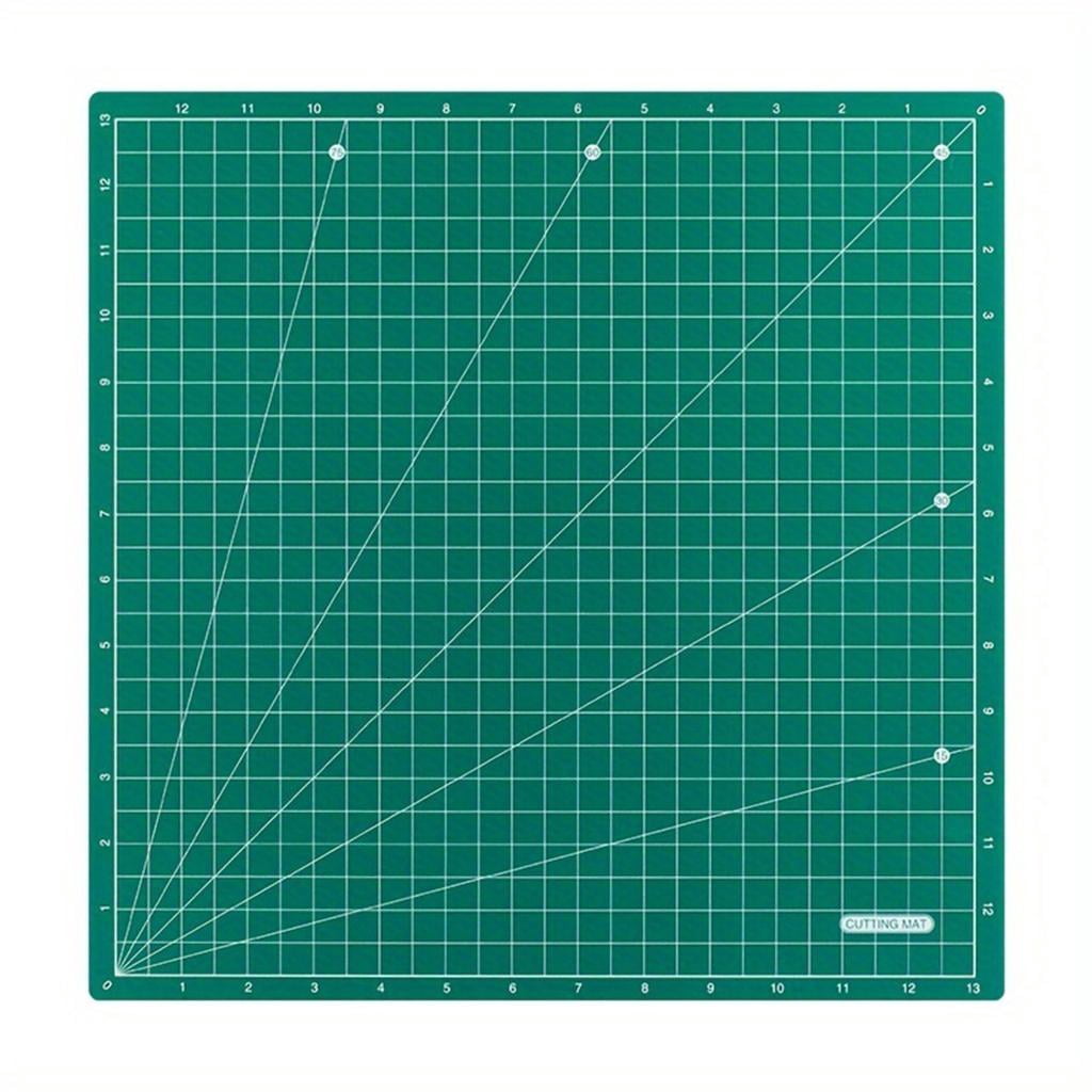 LAIQIEN Multipurpose Cutting Mat Double Sided Craft Cutting Mat Gridded Rotating Cutting Board Mat for Sewing, Quilting Project