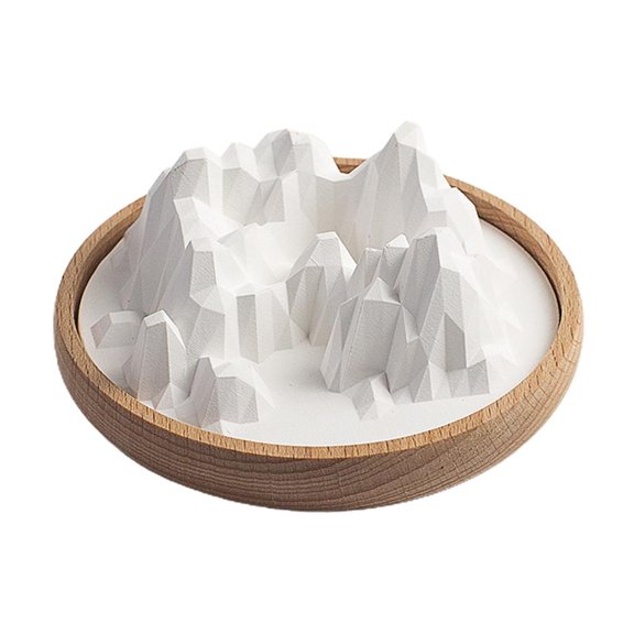 LAIQIEN Nordic Diatomite AromatFragerapy Diffuser Mountain Shape Desktop Ornaments Fragrances Essential Oil Ornament Home Decors