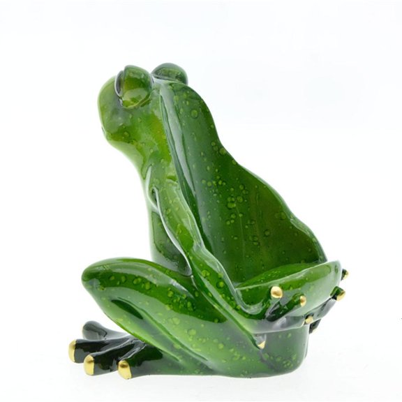 LAIQIEN Novelty Frogs Shape Wine Rack Holder Resin Crafted Frogs Wine Rack Wine Holder for Home Entertaining and Wine Display