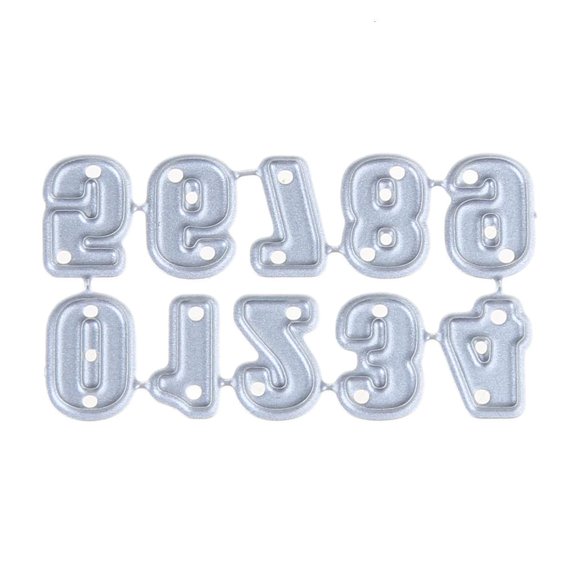 LAIQIEN Numbers Cutting Dies 0 to 9 DIY Scrapbooking Album Paper Card Making