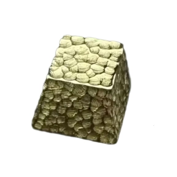 LAIQIEN Only Keycap,Engraveds Brass Meteorites Keycaps 1Keys for Mechanical Keyboards Cherrys Profile Gamings Keycaps