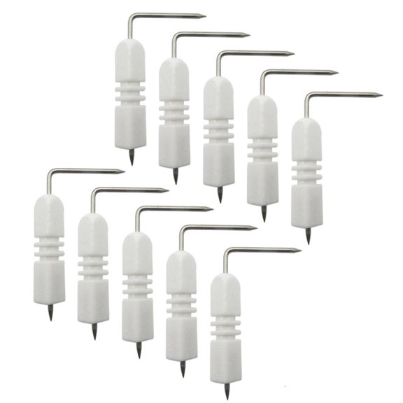 LAIQIEN Pack of 10 Gas Stove Ignition Needle Ceramic Spark Plugs Replacement Ceramic Texture for Water Heater Ignition Sensor