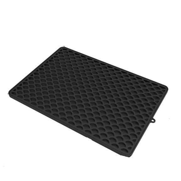 LAIQIEN Portable Cats Litter Containment Mat Silicone Top Waterproof Base Foldable Structure For And Space Saving