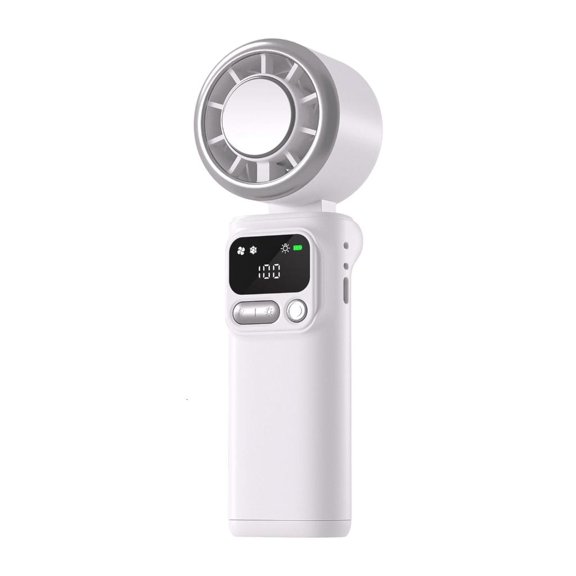 LAIQIEN Portable Outdoor Handheld Fan 0-199 Speed Foldable Cooling USB Rechargeable Control