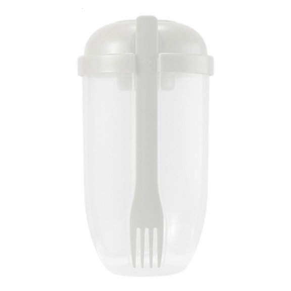 LAIQIEN Portable Salad Cup Breakfast Oatmeal Nut Yogurt Salad Containers with Fork