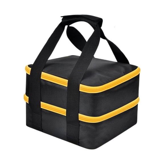 LAIQIEN Power Tool Battery Storage Bag With Reinforced Handle And Tear Resistant Cloth For 20V-60V Battery &Chargers