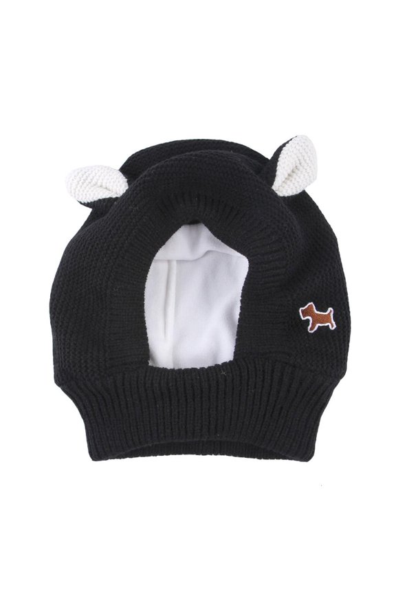 Quiet Ears Hat for Large Dogs Anxiety Grooming Ear Muffs Dog Ear for Protection Calming Ear Compression Pet Knit Hat Hoo