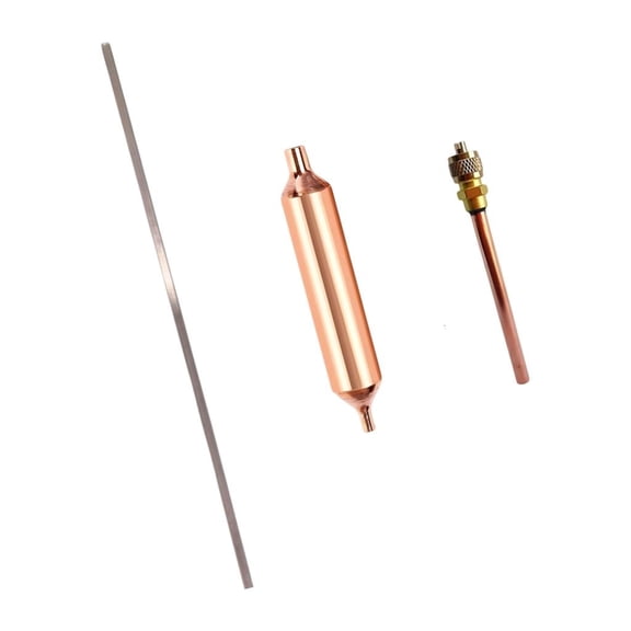 LAIQIEN Refrigerator Filter Dryer With 1/4Inch Copper Fittings Stem Filling Lift Valves For Maintenance And Repair Enduring