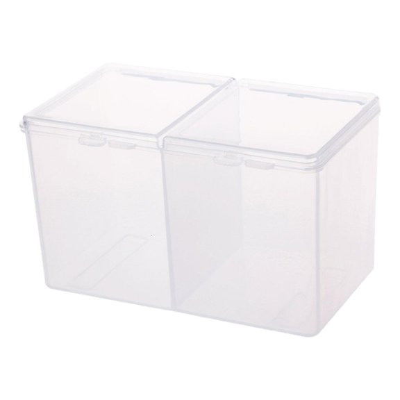 LAIQIEN Remover Paper Makeup Cotton Pad Storage Box for Rhinestone Nail Art Tools Contai