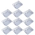 thumbnail image 1 of LAIQIEN Set of 10 Disposables Food Pans Large Aluminium Foils Tray Convenient Cookware, 1 of 11