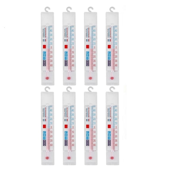 LAIQIEN Set of 8/10 Plastic Thermometers Suitable for Accurate Temperature Monitoring