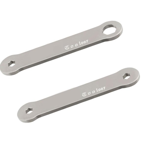 LAIQIEN Silver Metal Flat Repair Tool Set for Bike and Home Service Use