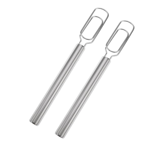 LAIQIEN Stainless Steels Handheld Mixer With Ergonomic Grip For Flour Dough And Baking Materials Flour Stirrer Accessory