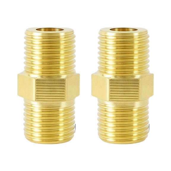 LAIQIEN Strong Brass Threaded Coupling Corrosion Resistant & Free Water Connectors set for High Pressure Plumbing Systems