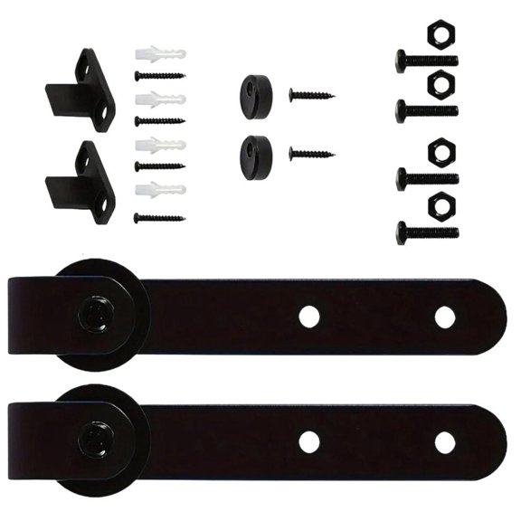 LAIQIEN Strong Mild Steel Sliding Barn Gate Track Structure 100kg Capacity Easy Installation Space Saving Plan