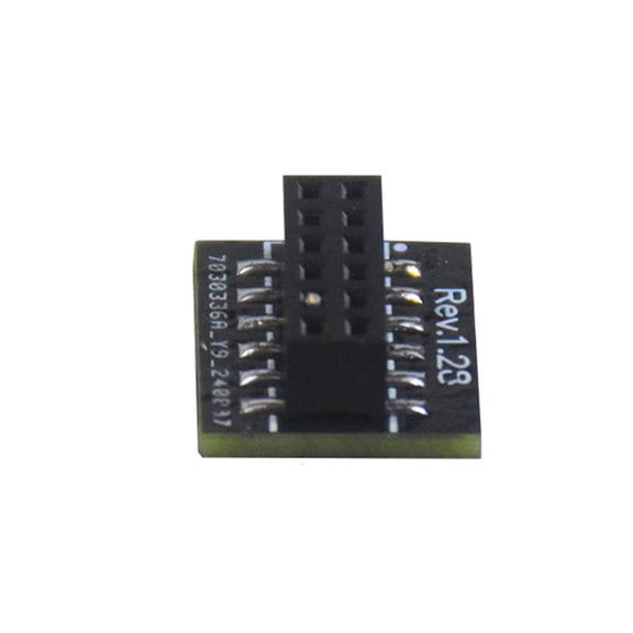 LAIQIEN TPM 2.0 Encryption Security Module Remote Card 12Pin SPI TPM 2.0 Module for Select Motherboards