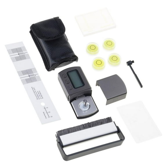 LAIQIEN Turntable Tools Setup Kit Alignment Protractor Turntable Stylus LCD Force Scale Meter Gauge For LP Record Player