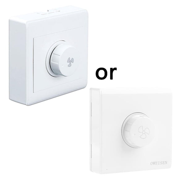 LAIQIEN Wall Ceiling Fan Stepless Speed Rotary Controller Rotating Dimmer Replacement