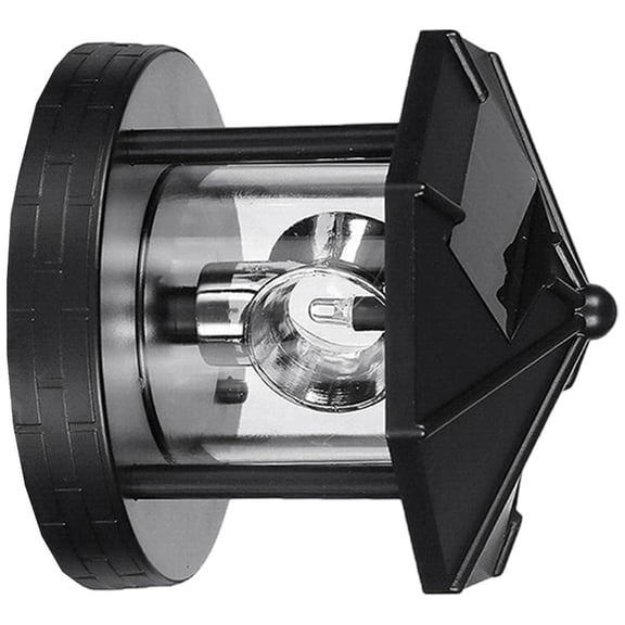 LAIQIEN Waterproof 360 Degree Rotating Lamp Plastic Solar Lighthouse Landscape Light