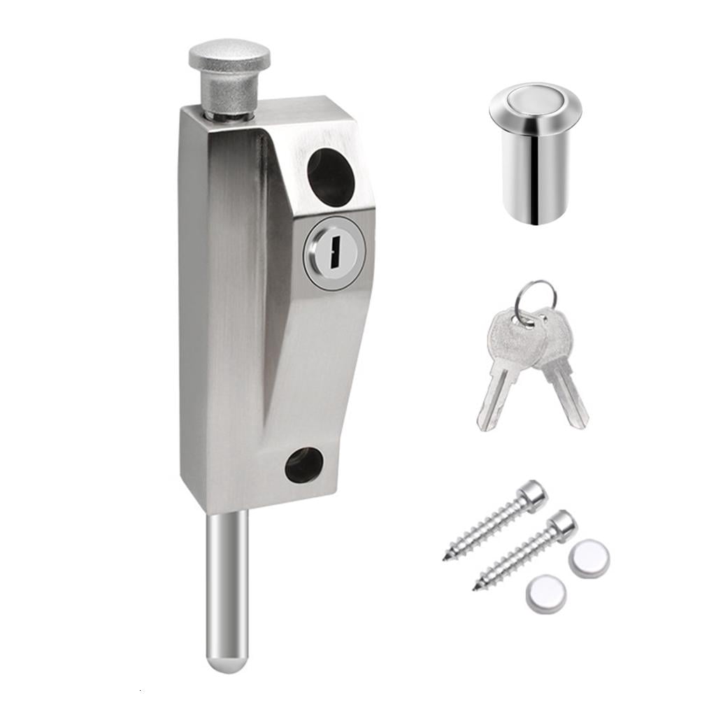 Spring Pin Lock Door LAIQIEN Wooden Door Spring Floor Lock Sliding Door Latches Framed Door ...