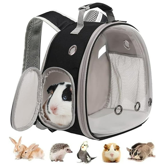 Guinea Pig Backpack, Space Capsule Bubble Window Small Animal Backpack for Guinea Pig, Bird Bunny Rat