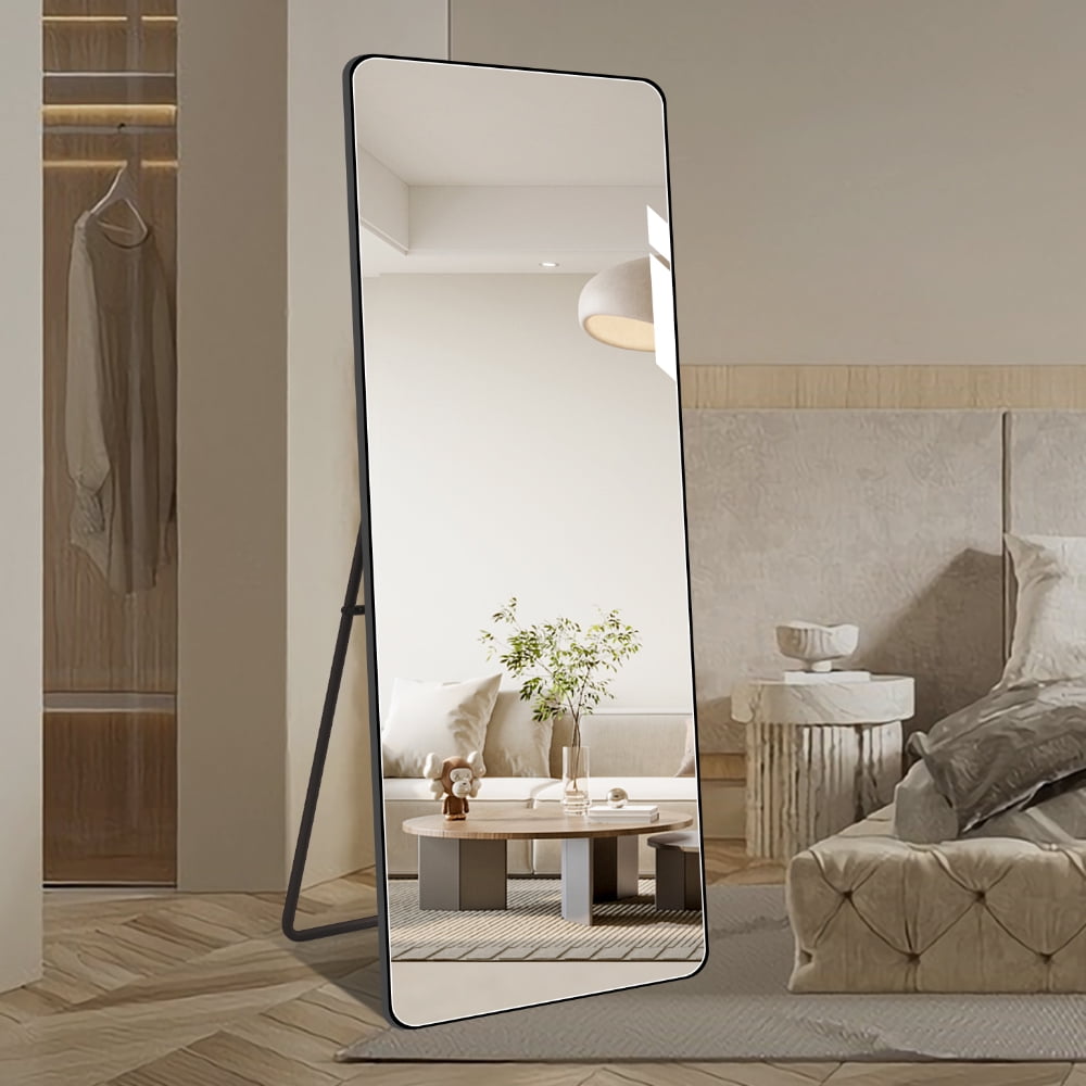 LAIYA 65”X24” Aluminum Floor Full Length Mirror Body Standing Large