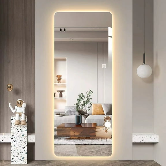 LAIYA Full body Mirror With Ligths Wall Mounted Mirror Vanity Mirror
