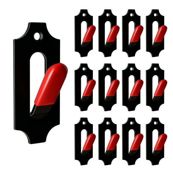 LAJIAOZ 12Pcs European Mount Skull Hangers with Silicone Protector Deer Skull Mount Hanger for Indoor Outdoor, Hanging Antelope, Cattle, Coyote and Small Hunting Animals