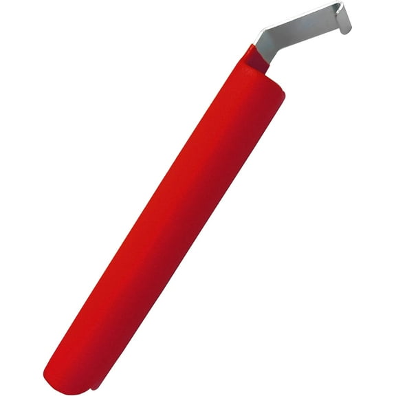 LAJIAOZ 7" 1Pcs Red Vinyl Siding Tools,Vinyl Siding Removal Tool For Install and Repair Vinyl Sidings Without Damage Siding With Extra Long Anti-skid Handle Steel,Zip Tool Vinyl Siding