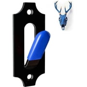 LAJIAOZ European Mount Skull Hangers with Free Silicone Protector Deer Skull Mount Hanger for Indoor Outdoor Deco, Hanging Antelope, Cattle, Coyote and Small Game Animals1Pcs, Blue