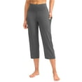 thumbnail image 1 of LAJPXKHY Capri Pants for Women High Waist Straight Leg Athletic Gym Yoga Pant Summer Casual Workout Cropped Pant with Pockets, 1 of 7