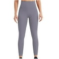 thumbnail image 1 of LAJPXKHY Leggings for Women Butt Lifting High Waist Yoga Pants Slim Fitted Lightweight Casual Athletic Workout Trousers, 1 of 7