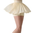 thumbnail image 1 of LAJPXKHY Summer 2 in 1 Skirt with Shorts for Women Ruffle Elastic High Waisted Lightweight Thin Summer Mini Skirts Tennis Shorts, 1 of 6