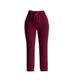 thumbnail image 1 of LAJPXKHY Women's Fleece Pajama Pants Fuzzy Soft Lounge Pants Comfy High Waisted Straight Bottoms Sleepwear, 1 of 2
