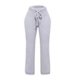 thumbnail image 1 of LAJPXKHY Women's Fleece Pajama Pants Fuzzy Soft Lounge Pants Comfy High Waisted Straight Bottoms Sleepwear, 1 of 2
