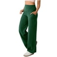 thumbnail image 1 of LAJPXKHY Workout Pants Women Elastic High Waist Straight Leg Athletic Gym Yoga Trousers with Pockets, 1 of 7