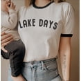 thumbnail image 1 of LAKE DAYS Graphic Ringer Tee, 1 of 4