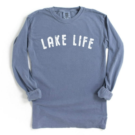 LAKE LIFE Graphic Garment dyed T-Shirt