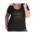 thumbnail image 1 of LAKE LIFE Womens Plus Size Scoopneck Tee, 1 of 1