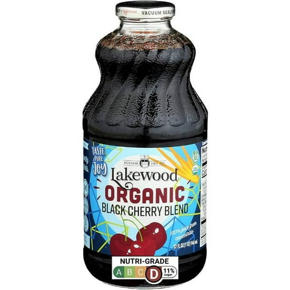 LAKEWOOD JUICE SH BLK CHERRY ORG 32 FO - Pack of 6