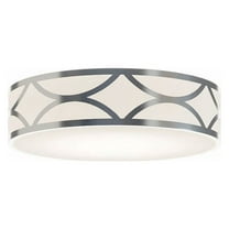 LAKF16LAJUDNP AFX Lake - 30W 1 LED Flush Mount In Contemporary Style-4 Inches Tall and 16 Inches Wide-Painted Nickel Finish