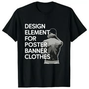 LAKIDAY Besign Element for Poster Banner Clothes T Shirt Funny Sayings Graphic Tee Minimalist Unisex Tee Top