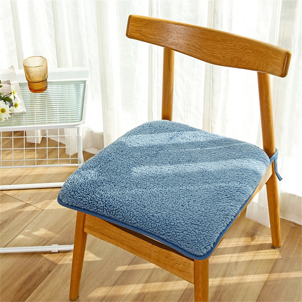 LAKIDAY Comfort Thicken Seat Cushion Soft Non Slip Chair Pad with Ties