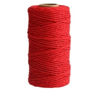 LAKIDAY Cotton Butchers Twine String 330 Foot 2mm Twine for Cooking Food Safe Crafts Bakers Kitchen Butcher Meat Turkey Sausage Roasting Gift Wrapping Gardening Crocheting Knitting