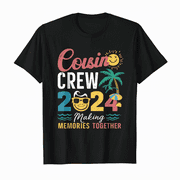 LAKIDAY Cousin Crew T Shirt Short Sleeve Summer Vacation Graphic Tee Top