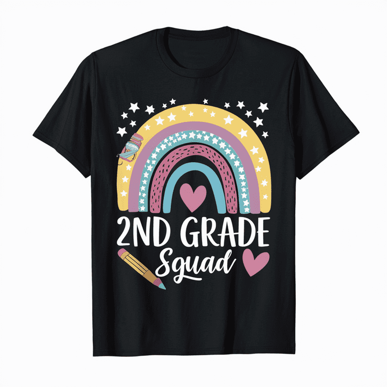 2nd Teacher Team Shirts - Second Grade Squad 2nd Teacher Team Shirts - Second Grade Squad