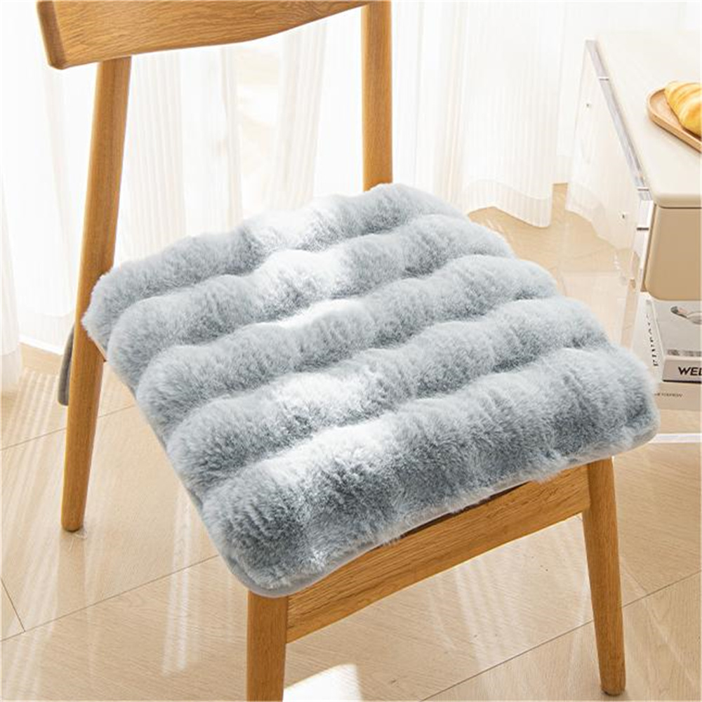 LAKIDAY Square Plush Seat Pad Office Chair Cushion Sofa Protective Pads