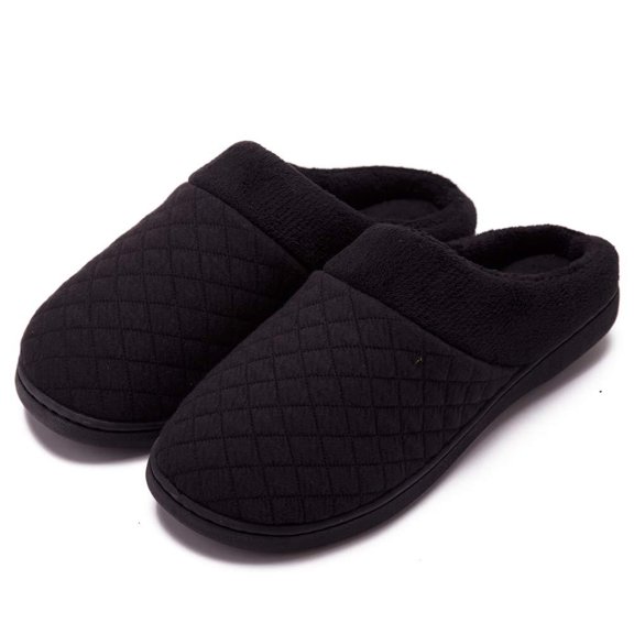 LAKIDAY Warm Winter Slippers Women and Men Slippers Cotton Anti-slip Solid Color Home Indoor Slippers Casual Shoes
